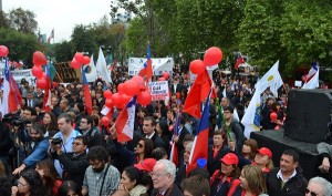 Gente participando