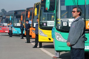 Dan inicio a los nuevos contratos  en Transantiago presentan nuevos colores de buses.