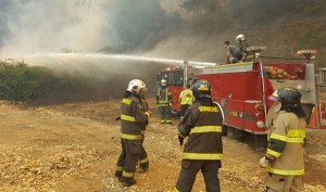 incendio bomberos mintrab