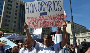 trabajadores a honorarios