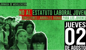 no al estatuto laboral para jóvenes 2