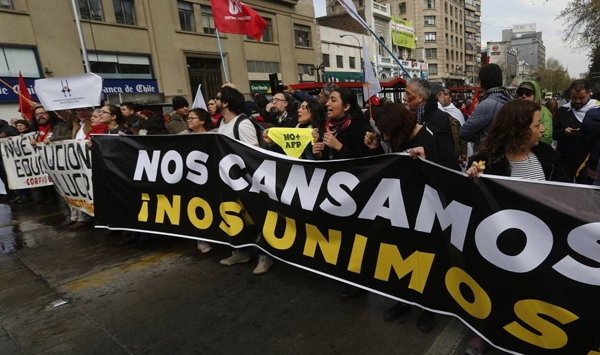 Sindicalcl Protesta Nacional “nos Cansamos Nos Unimos” Por La Restitución De Derechos 3747