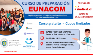 Afiche EUNACOM 2020 primer semestre